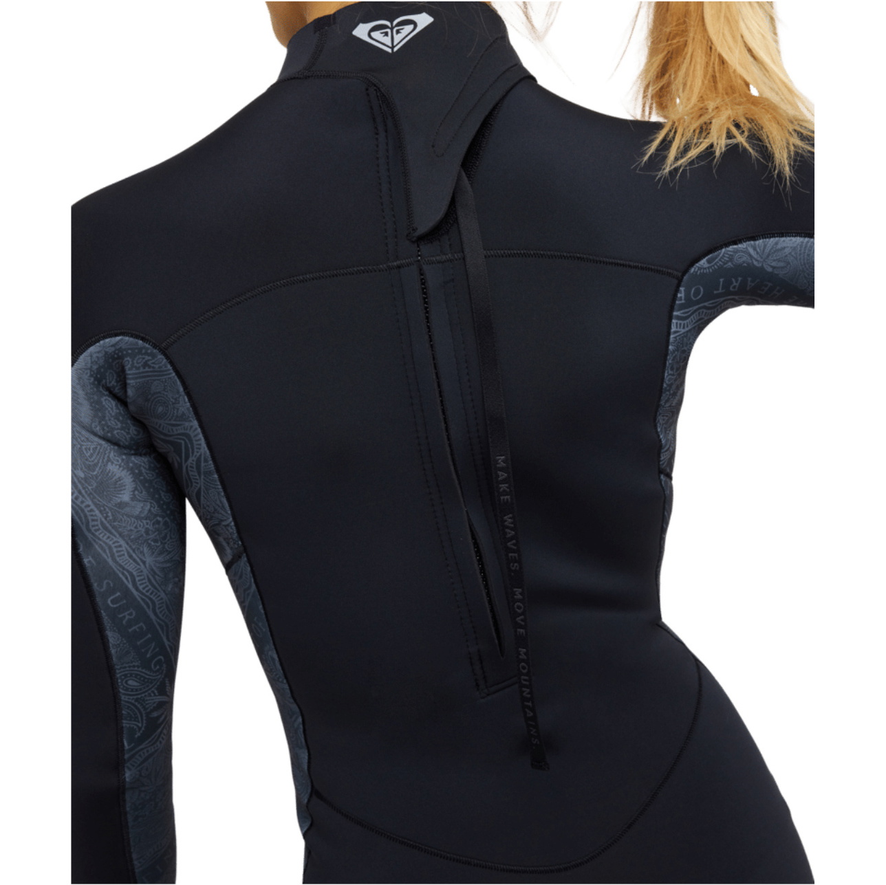 2026 Roxy Womens Swell Natural 2mm Back Zip Long Sleeve Spring Wetsuit 26BW243504 - Bandana
